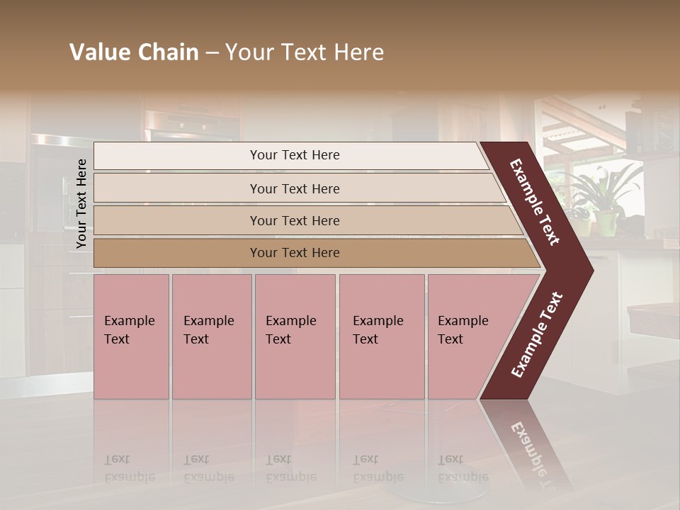Live Cuisine Chair PowerPoint Template