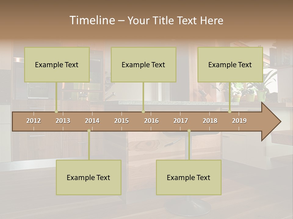 Live Cuisine Chair PowerPoint Template