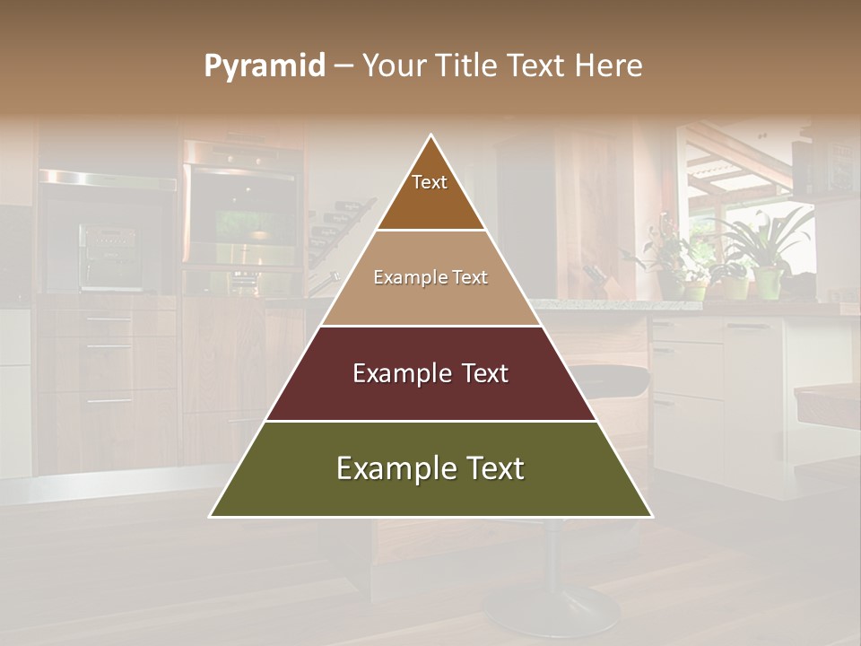Live Cuisine Chair PowerPoint Template