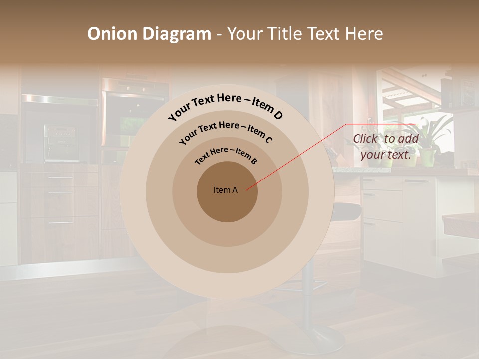 Live Cuisine Chair PowerPoint Template