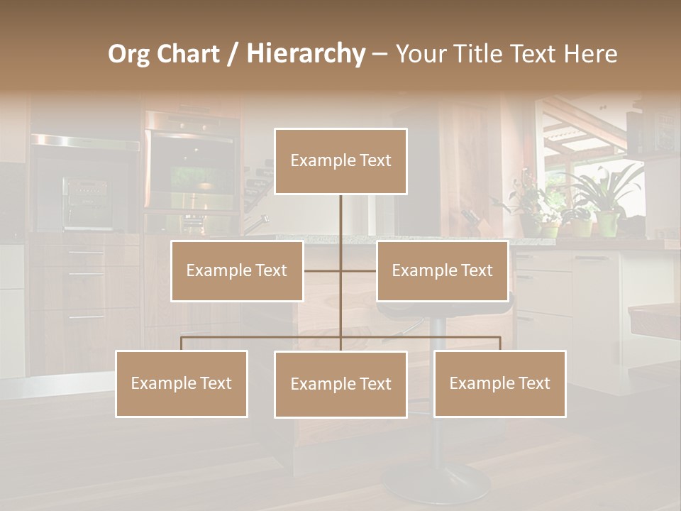Live Cuisine Chair PowerPoint Template