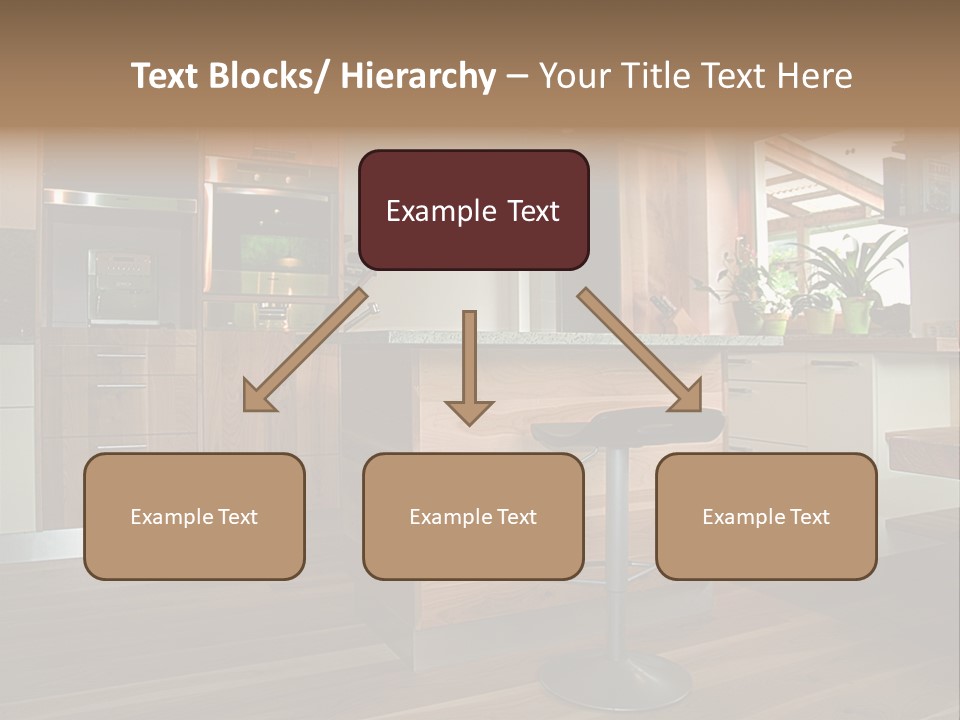 Live Cuisine Chair PowerPoint Template