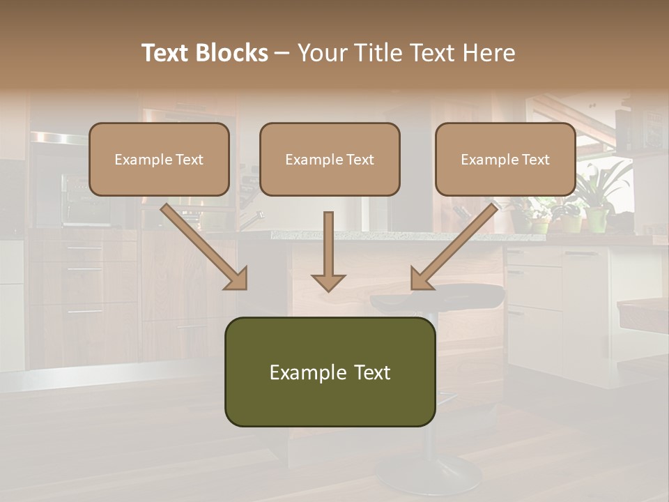 Live Cuisine Chair PowerPoint Template