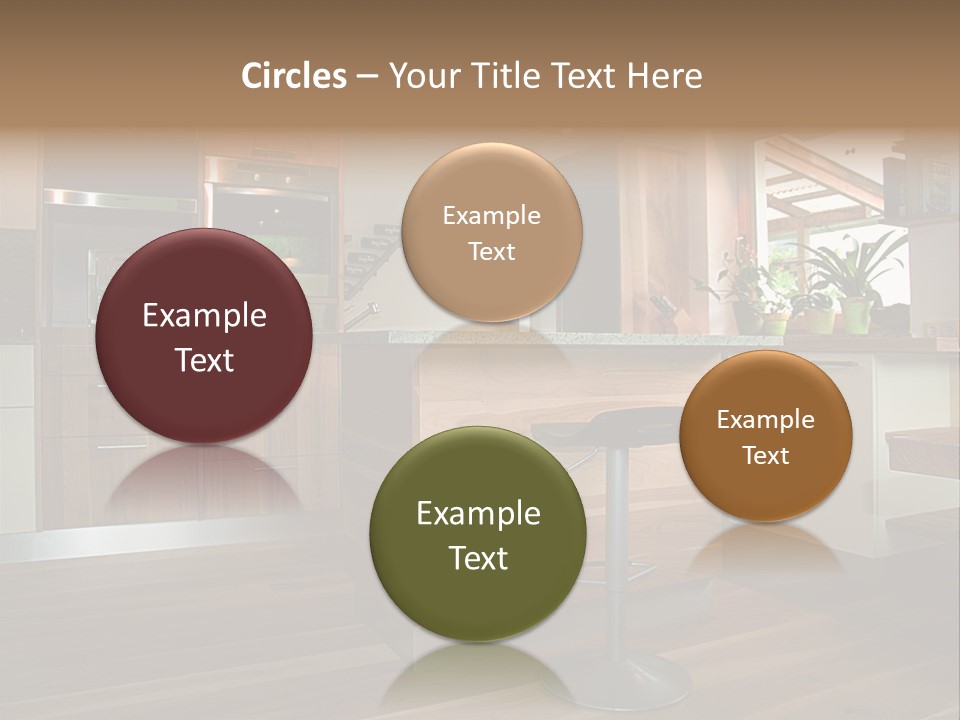 Live Cuisine Chair PowerPoint Template