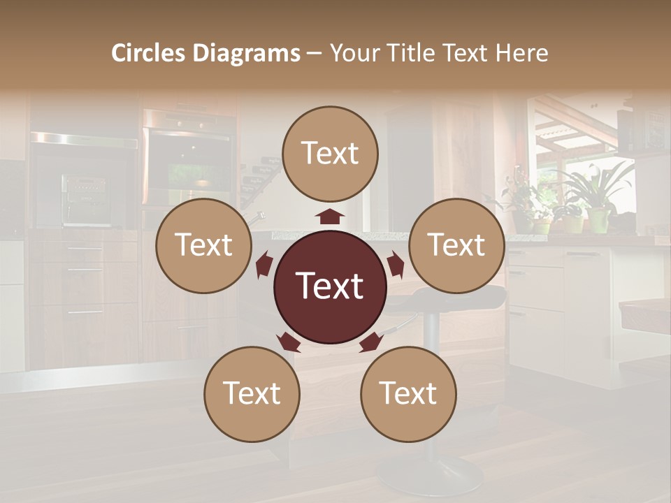 Live Cuisine Chair PowerPoint Template