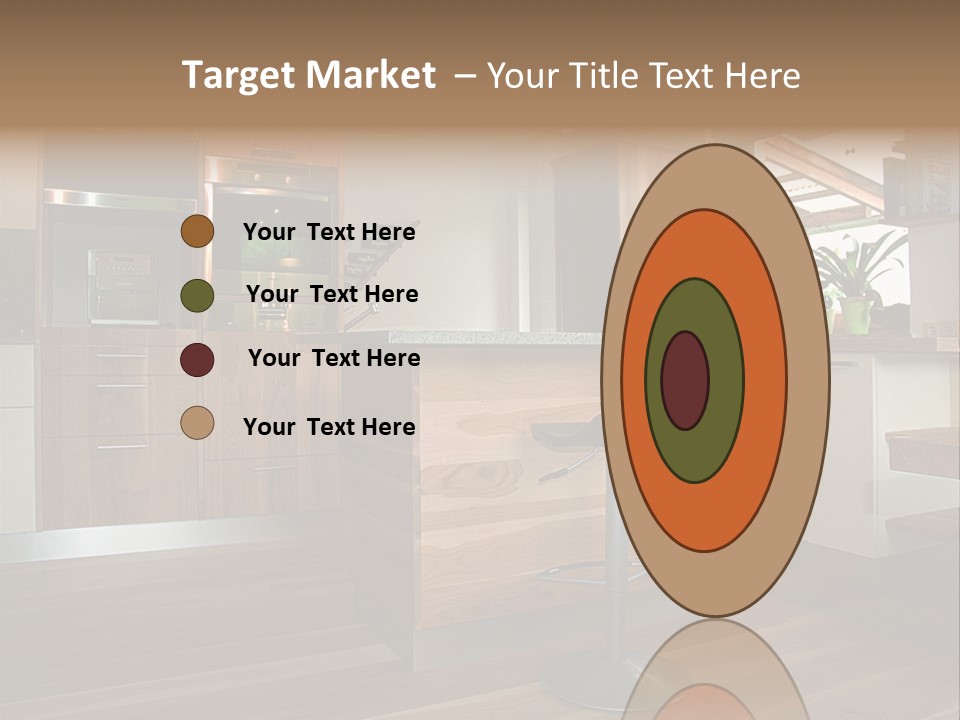 Live Cuisine Chair PowerPoint Template