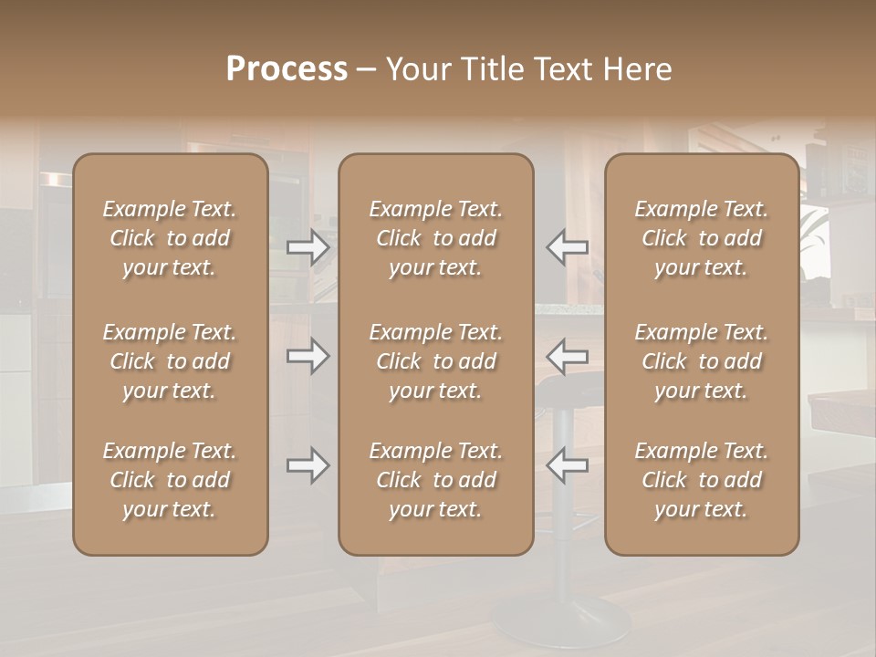 Live Cuisine Chair PowerPoint Template