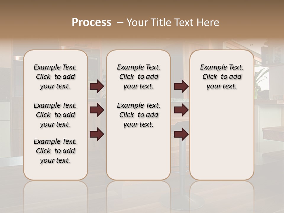 Live Cuisine Chair PowerPoint Template