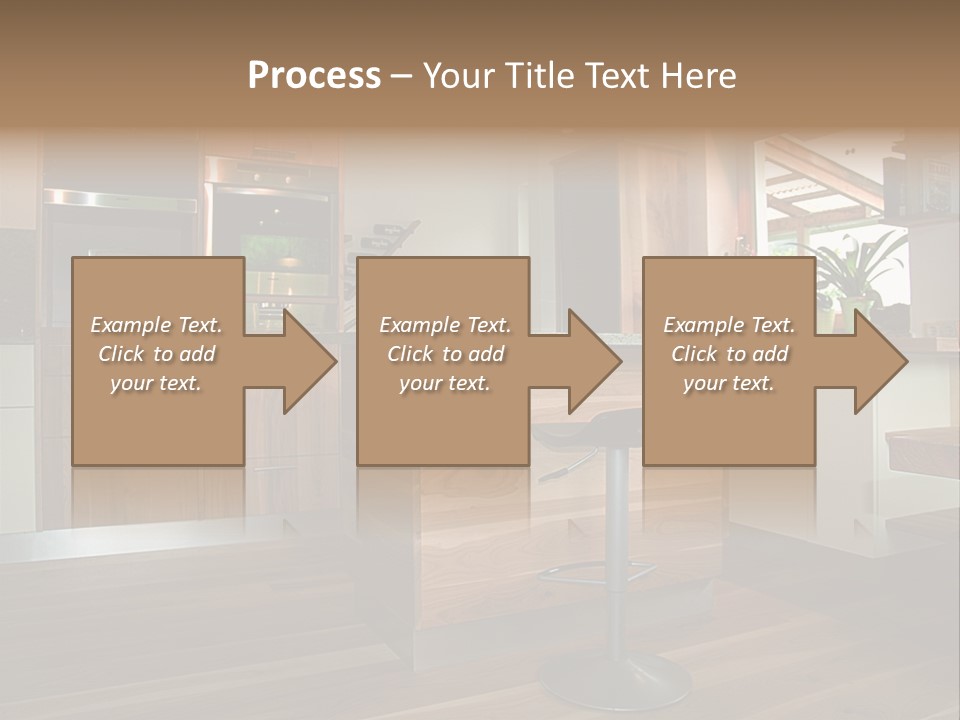Live Cuisine Chair PowerPoint Template