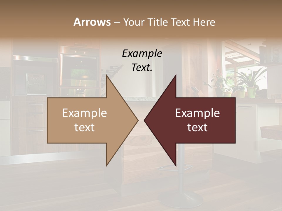 Live Cuisine Chair PowerPoint Template