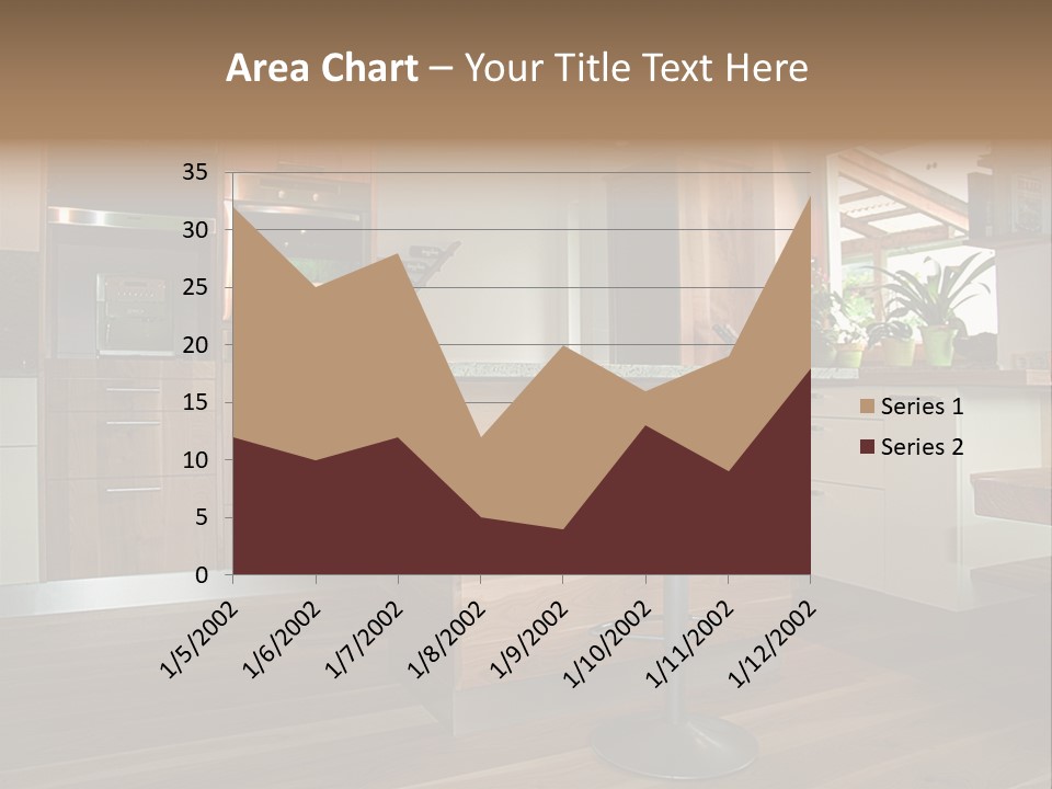 Live Cuisine Chair PowerPoint Template