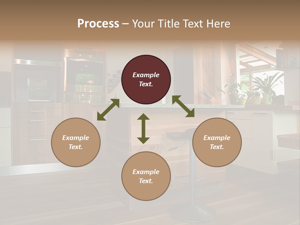 Live Cuisine Chair PowerPoint Template