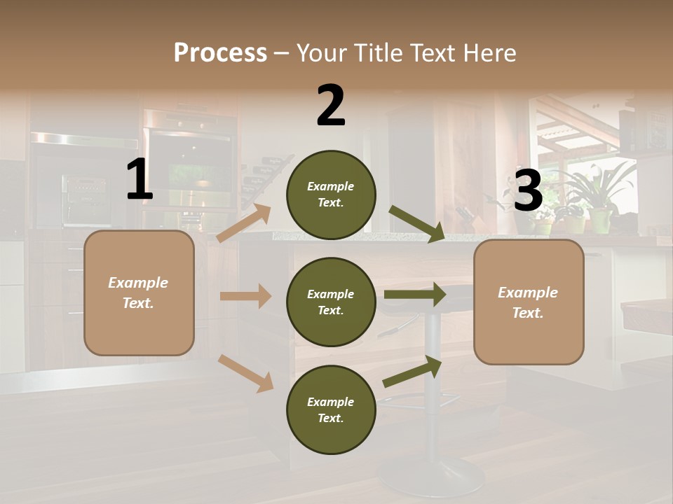 Live Cuisine Chair PowerPoint Template
