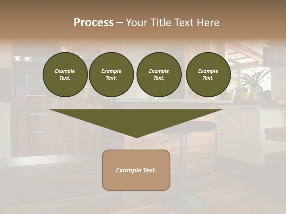 Live Cuisine Chair PowerPoint Template