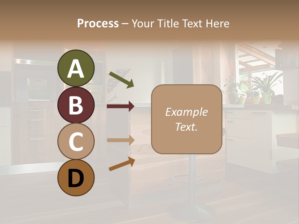 Live Cuisine Chair PowerPoint Template