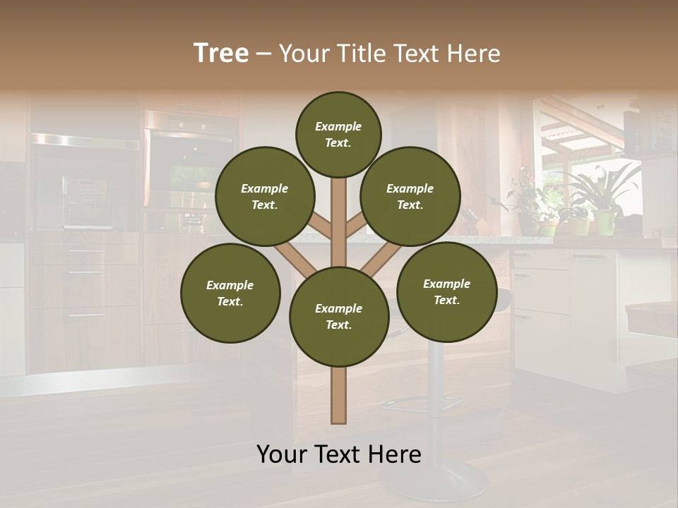 Live Cuisine Chair PowerPoint Template