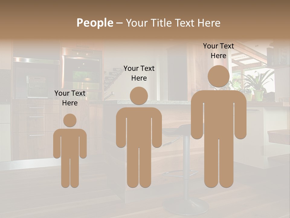 Live Cuisine Chair PowerPoint Template