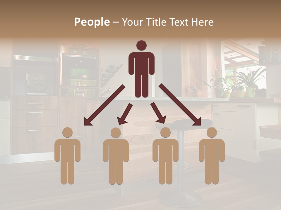 Live Cuisine Chair PowerPoint Template