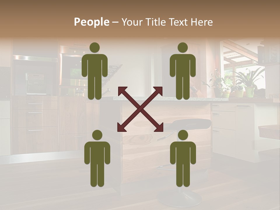 Live Cuisine Chair PowerPoint Template