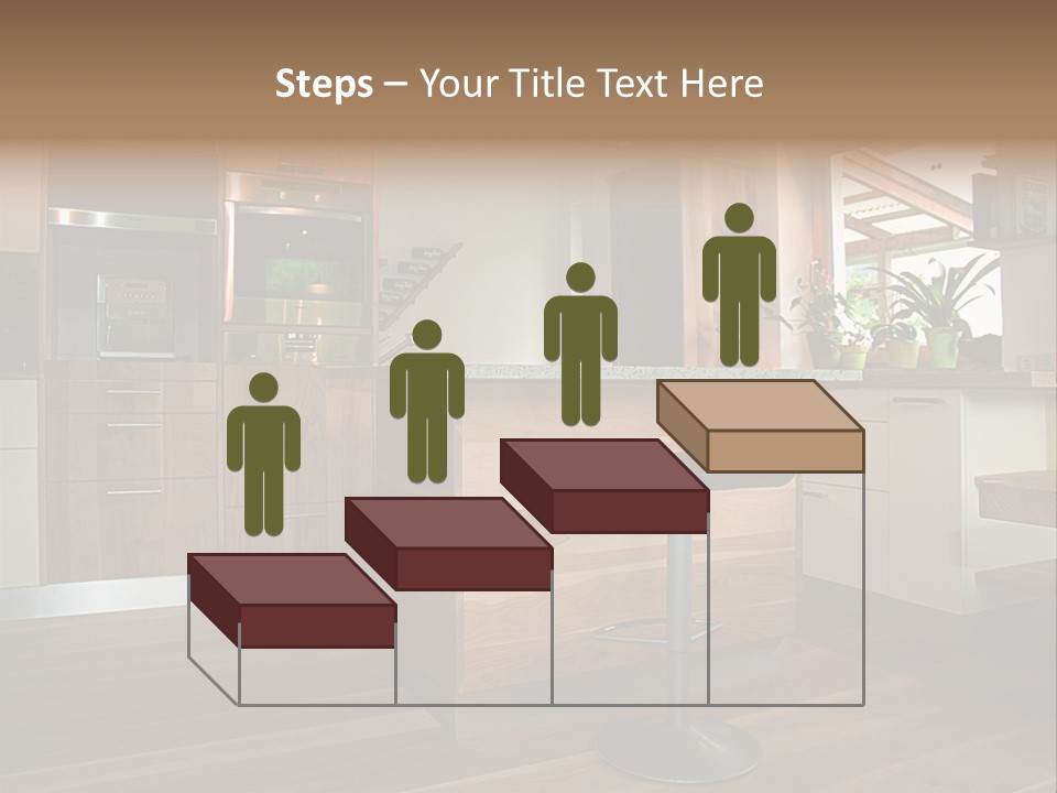 Live Cuisine Chair PowerPoint Template