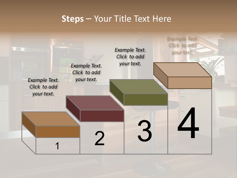Live Cuisine Chair PowerPoint Template