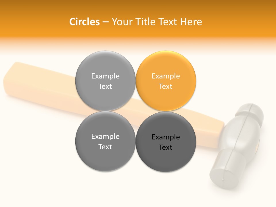 White Object Workshop PowerPoint Template