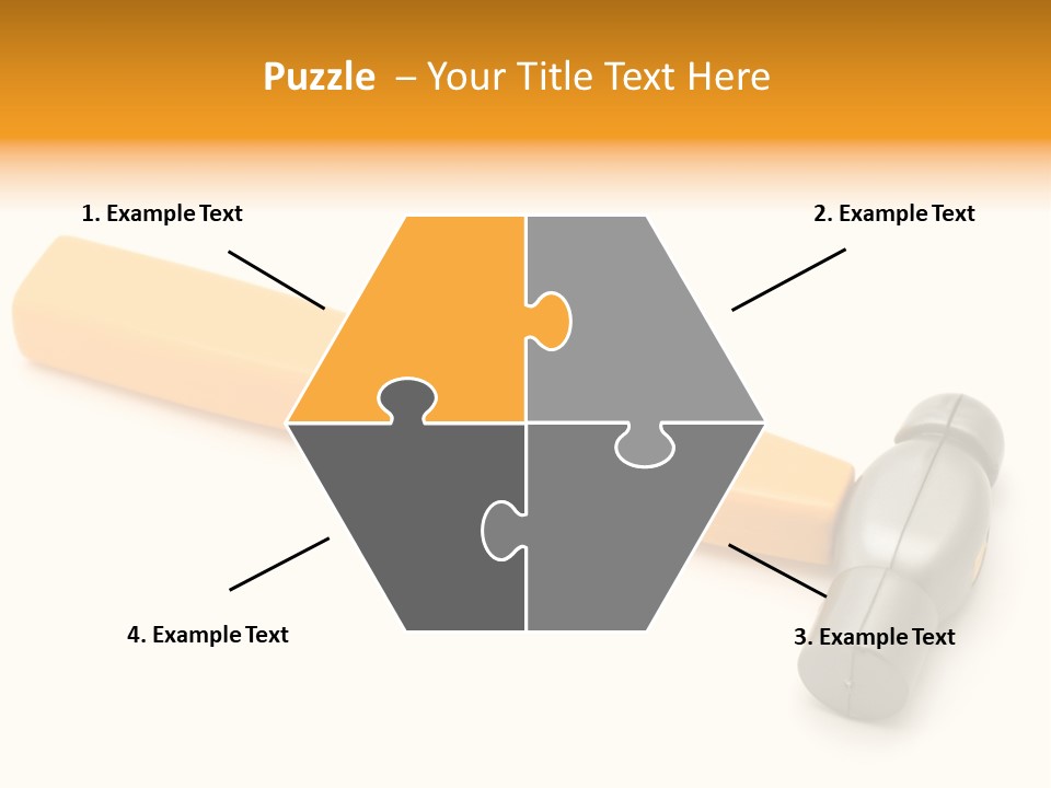 White Object Workshop PowerPoint Template