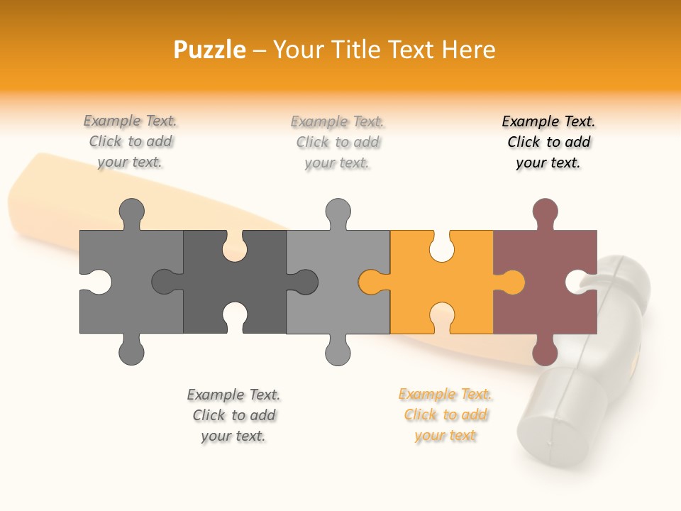 White Object Workshop PowerPoint Template