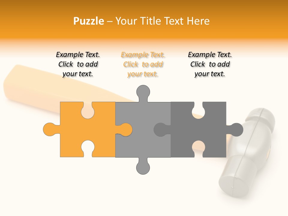 White Object Workshop PowerPoint Template