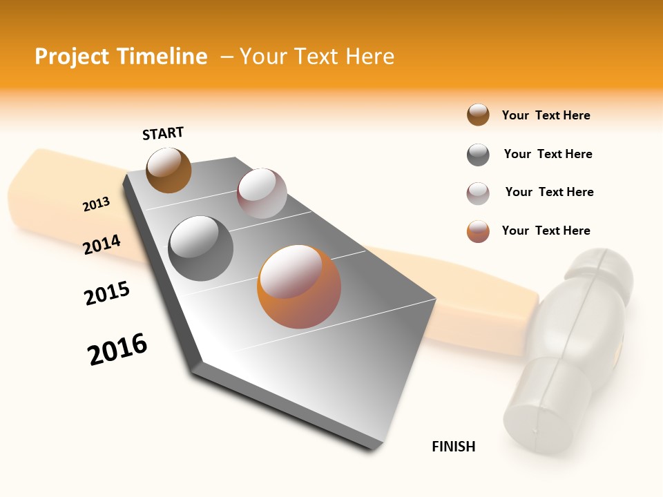 White Object Workshop PowerPoint Template