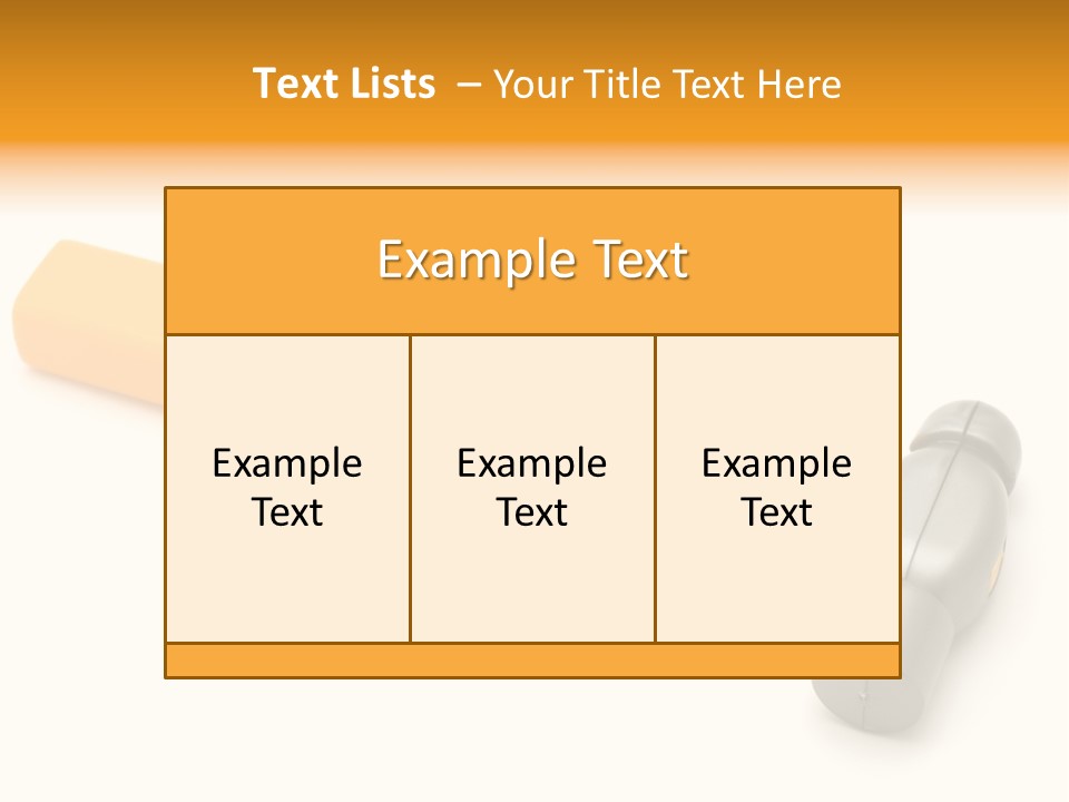 White Object Workshop PowerPoint Template
