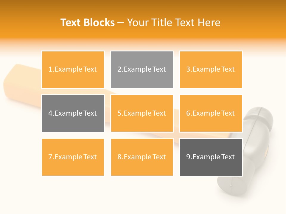 White Object Workshop PowerPoint Template
