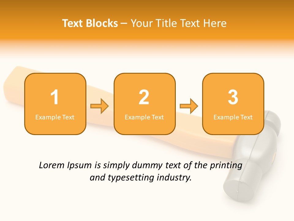 White Object Workshop PowerPoint Template