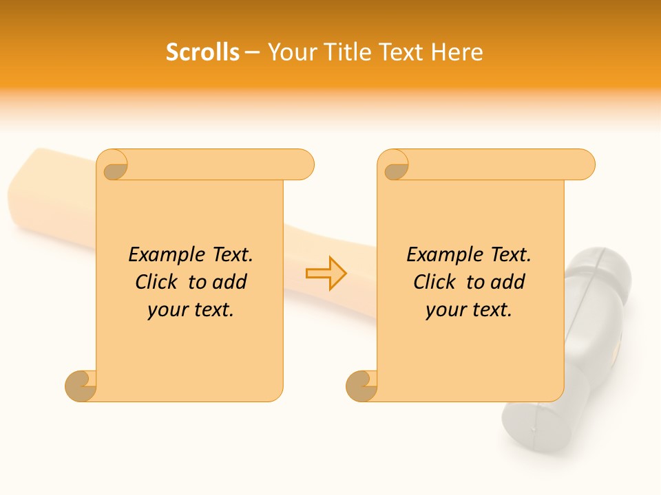 White Object Workshop PowerPoint Template