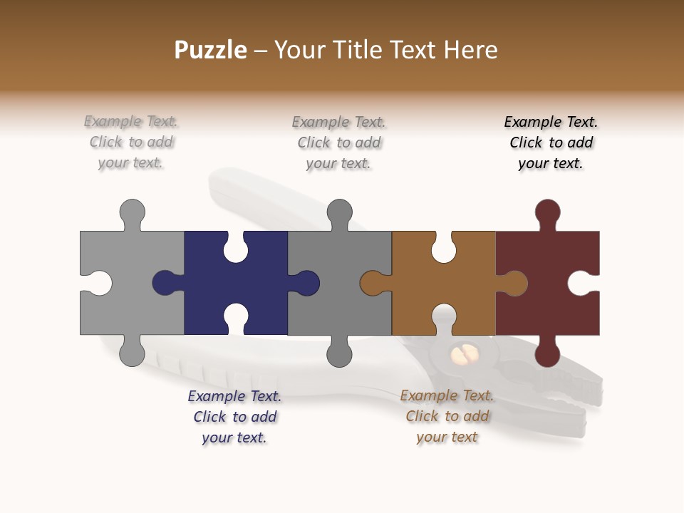 Plier White Hardware PowerPoint Template