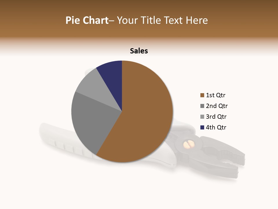Plier White Hardware PowerPoint Template