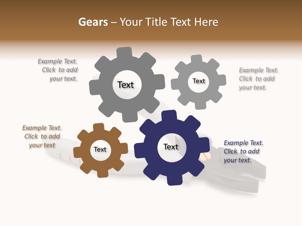 Plier White Hardware PowerPoint Template