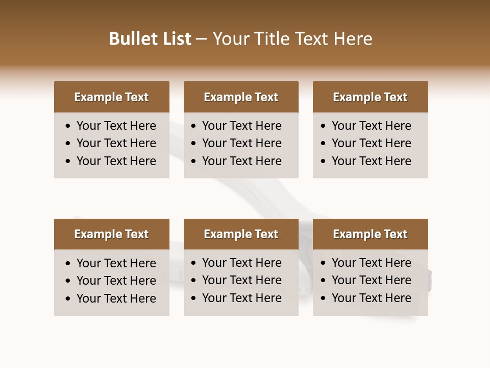 Plier White Hardware PowerPoint Template