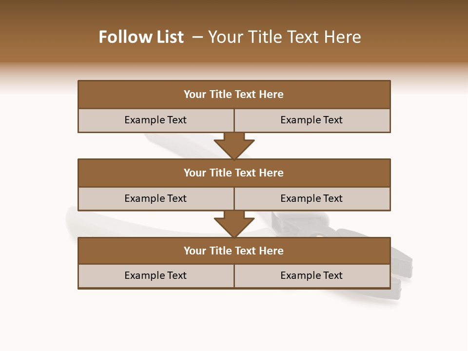 Plier White Hardware PowerPoint Template