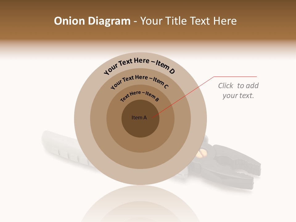 Plier White Hardware PowerPoint Template