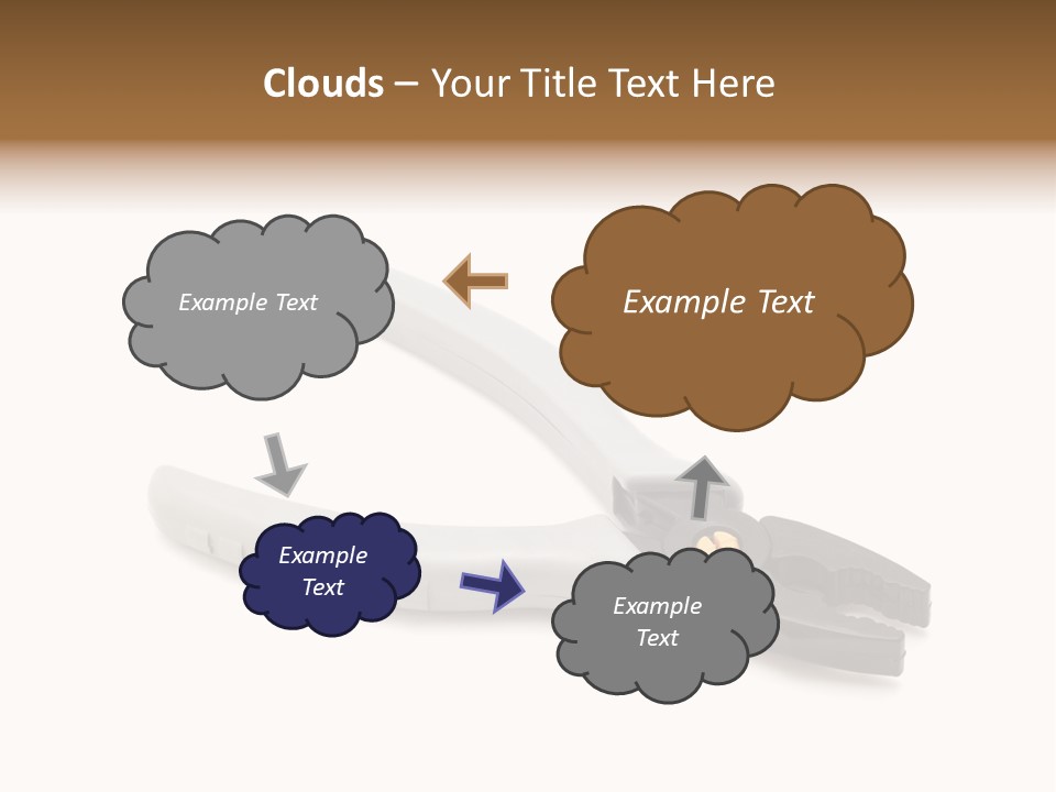 Plier White Hardware PowerPoint Template