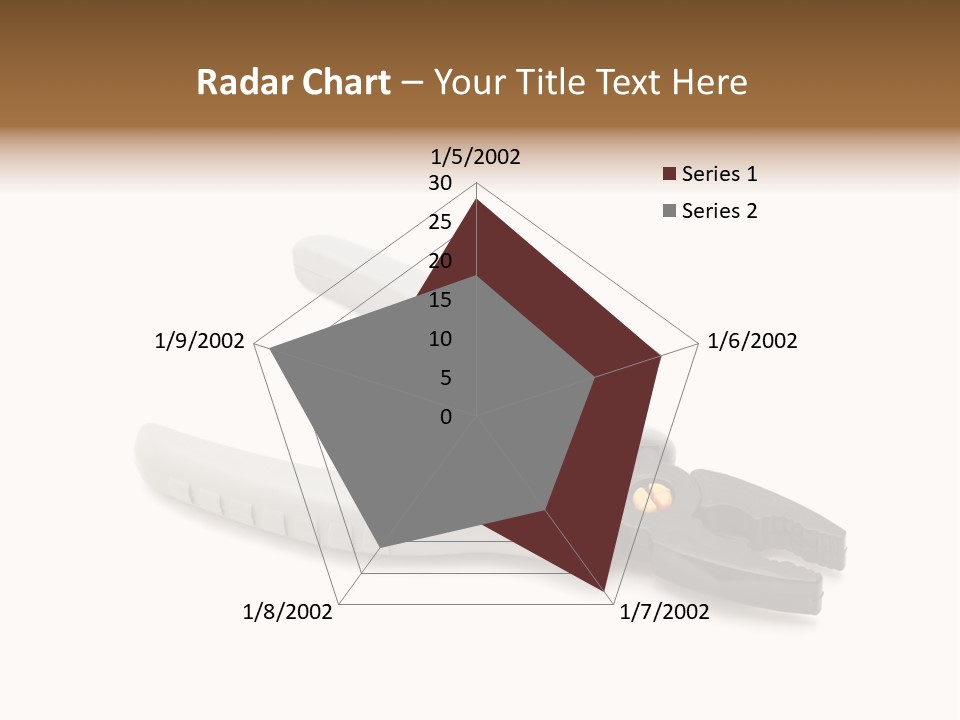 Plier White Hardware PowerPoint Template