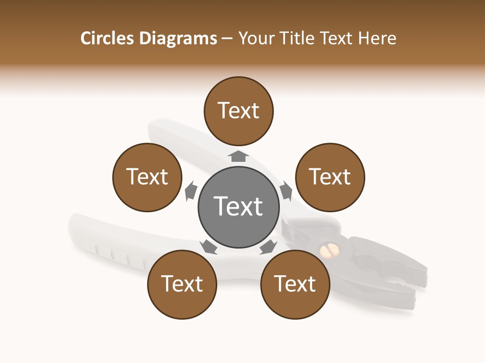 Plier White Hardware PowerPoint Template