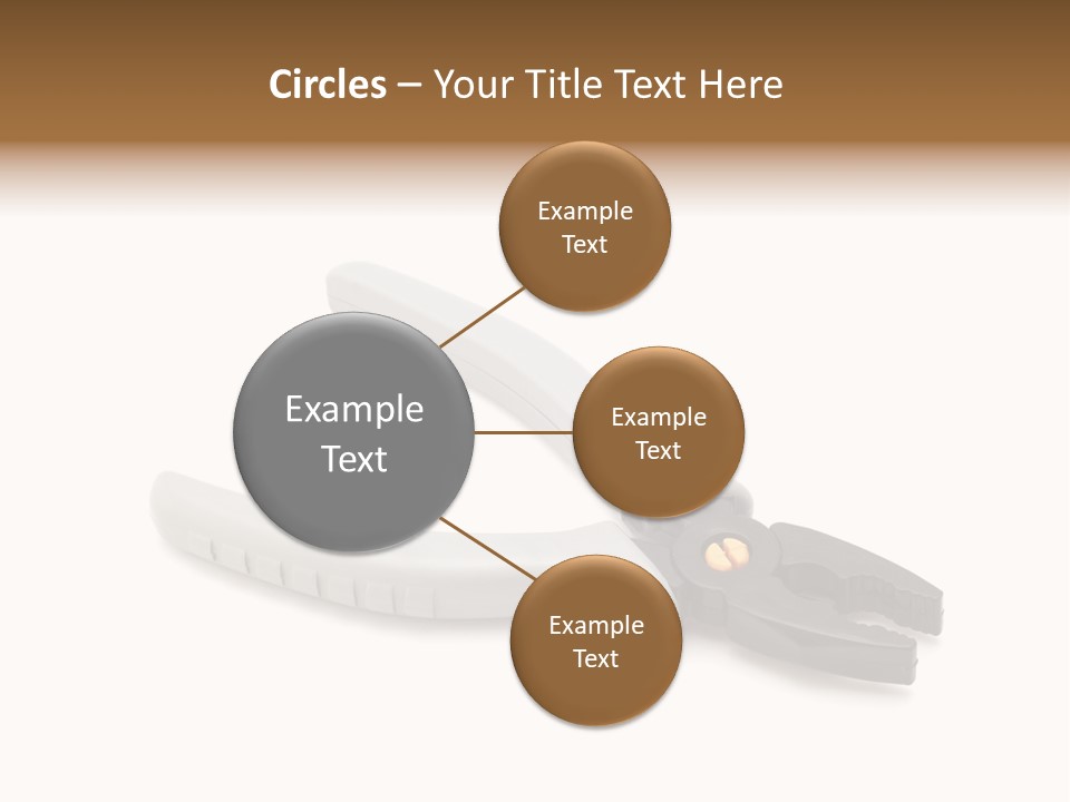 Plier White Hardware PowerPoint Template