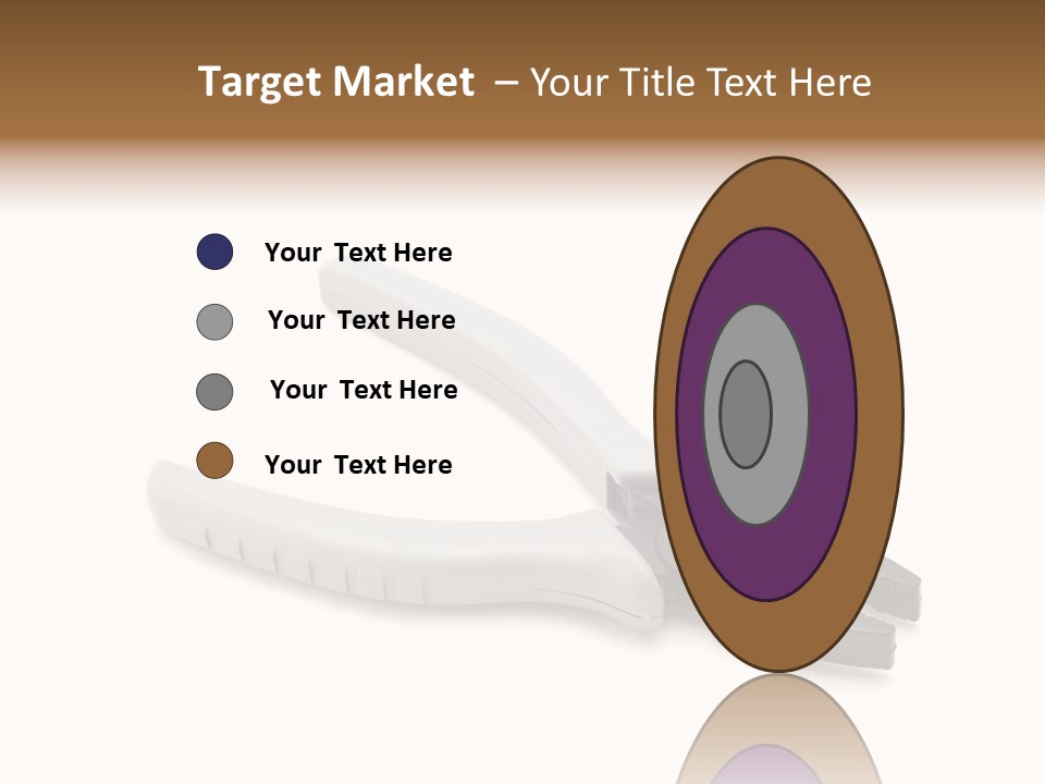 Plier White Hardware PowerPoint Template