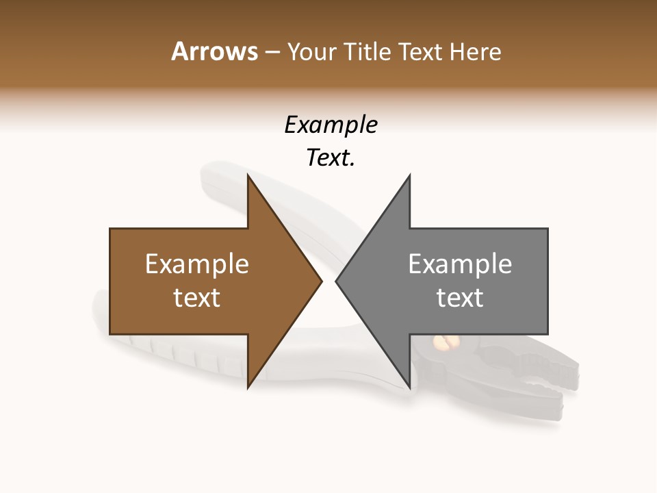 Plier White Hardware PowerPoint Template