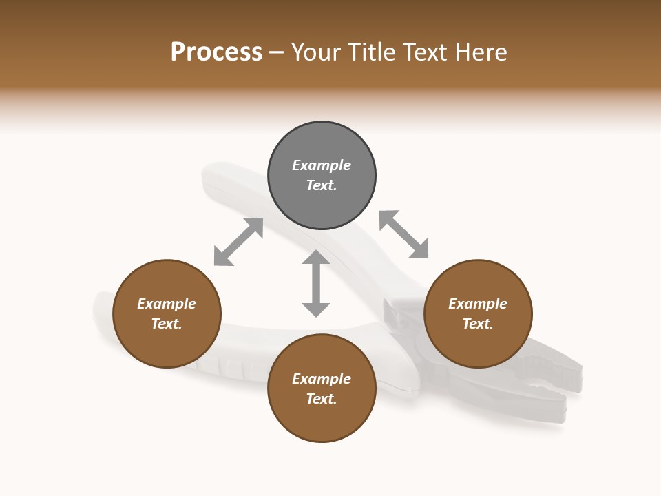 Plier White Hardware PowerPoint Template