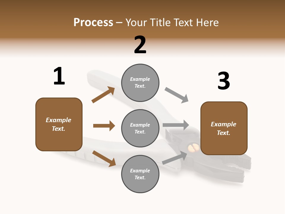 Plier White Hardware PowerPoint Template