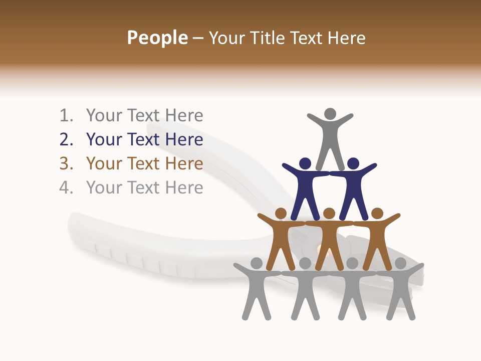 Plier White Hardware PowerPoint Template