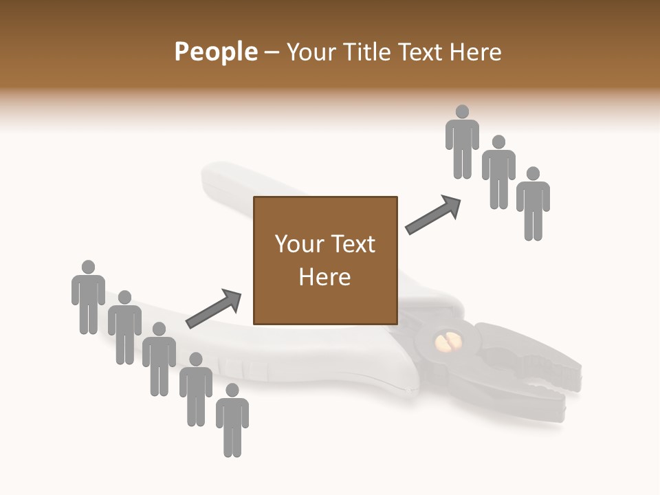 Plier White Hardware PowerPoint Template